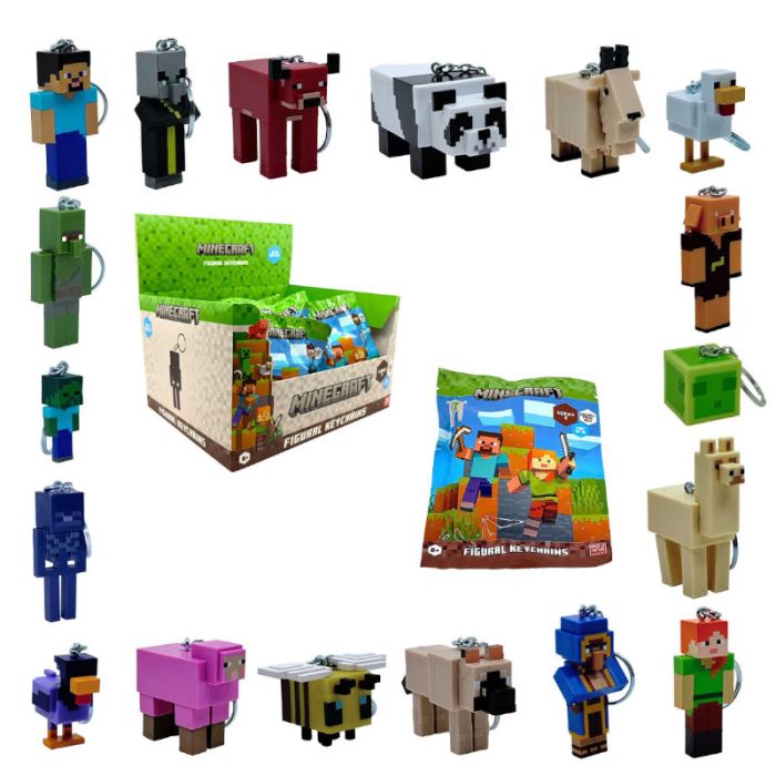 Minecraft 6 cm figural keychains 1 pc fo - Bild 3