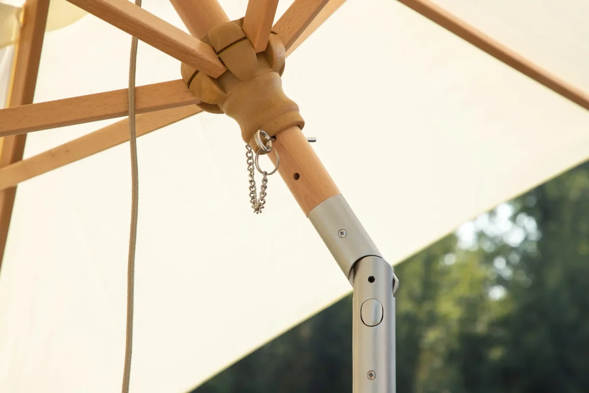 Parasoll – Venture Home Corypho Ø250 Vit (tilt) - Bild 5