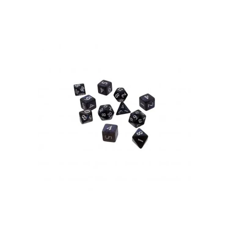 Eclipse 11 Dice Set: Jet Black - Ultra pro