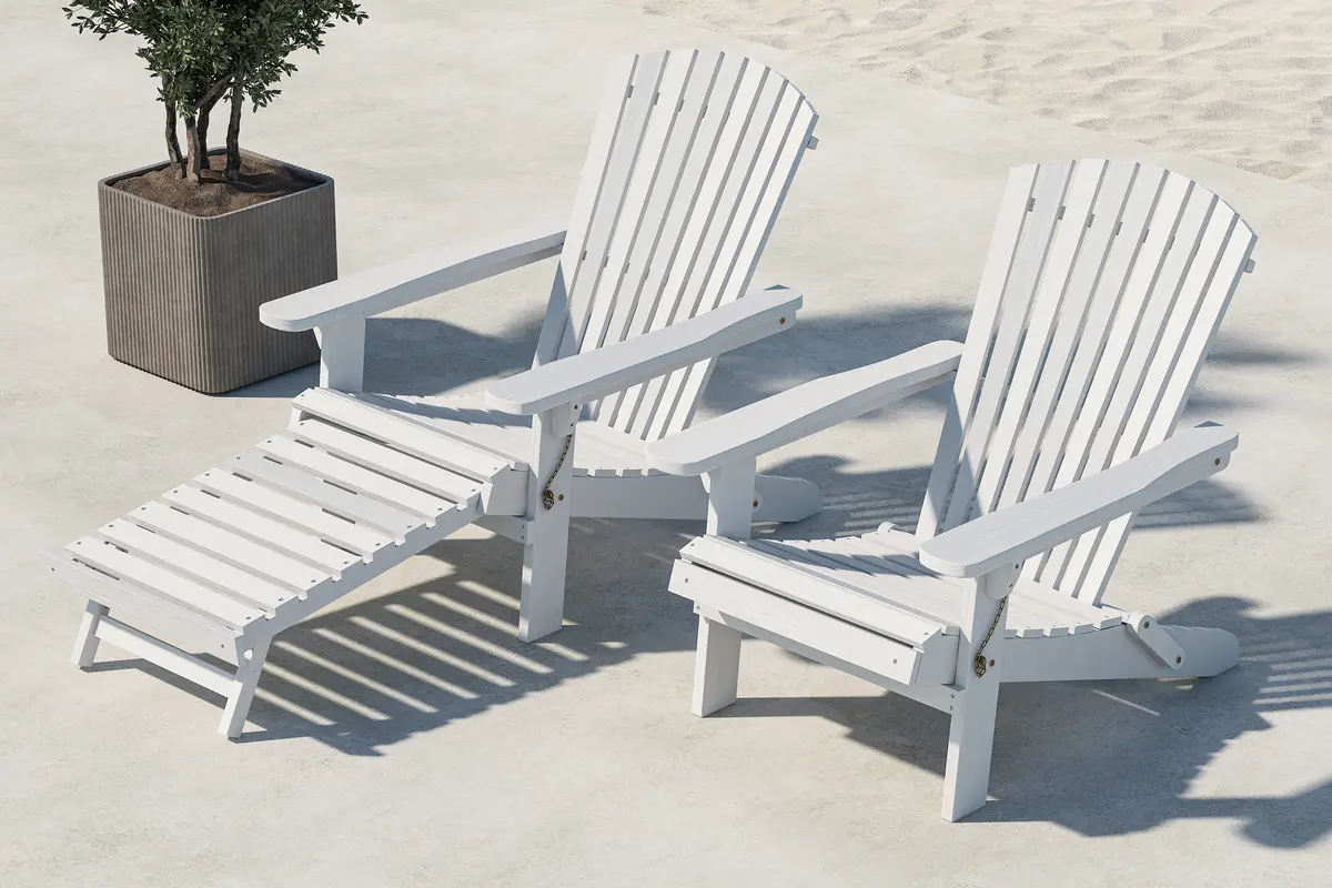 Loungestol – Venture Home Tropea Vit - Bild 3