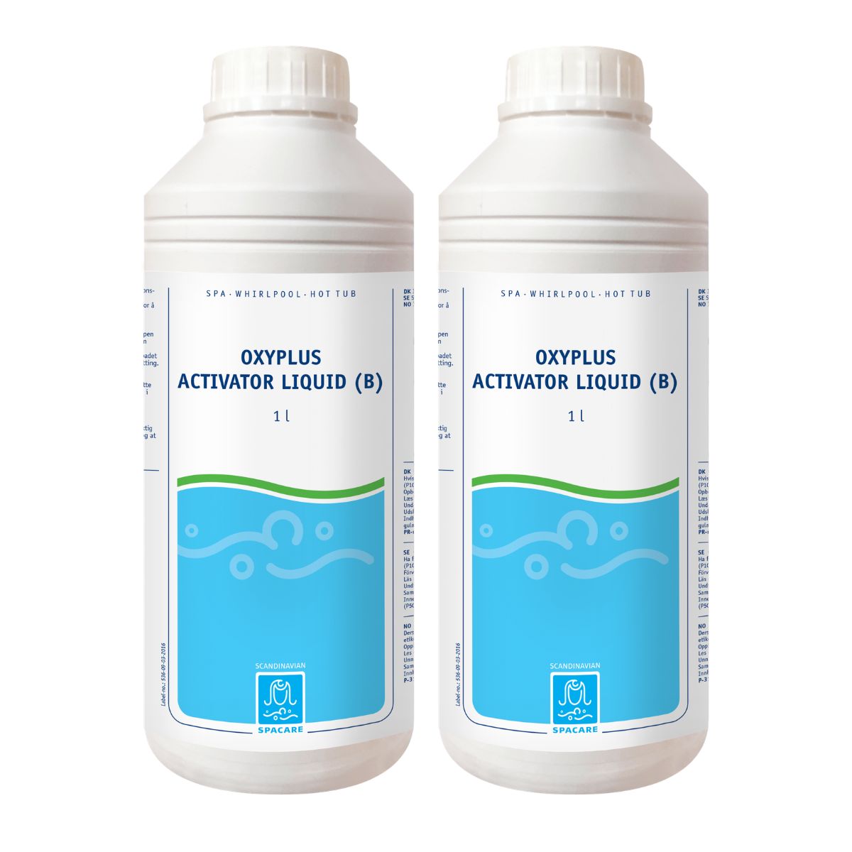 Aktivt Syre Aktivator SpaCare Oxy Plus Activator Liquid (B)1L 2-pack - Bild 2