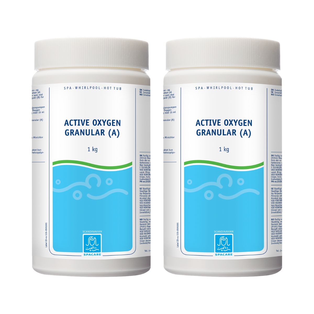 Aktivt Syre SpaCare Active Oxygen Granular (A) 1kg 2-pack - Bild 2