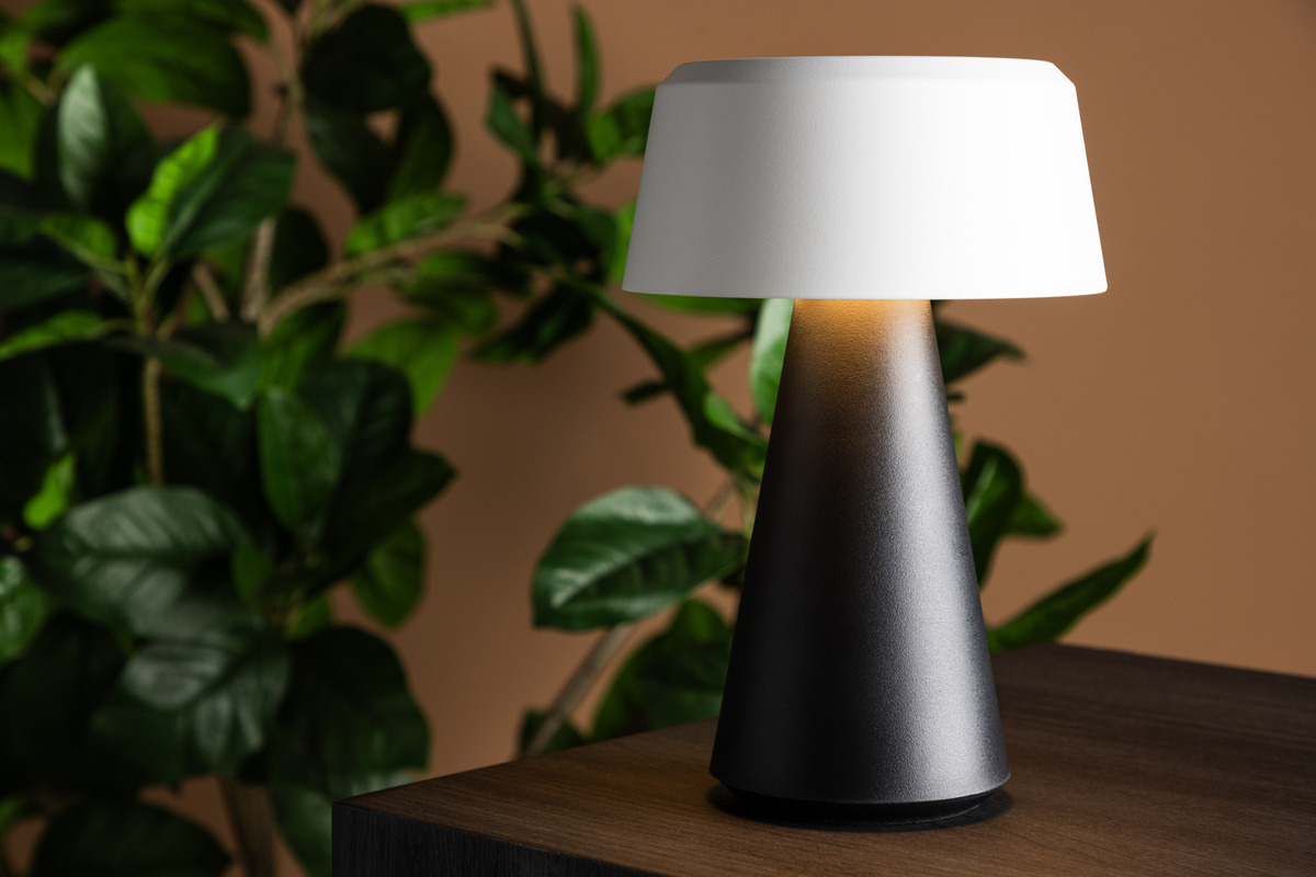 Batteridriven Bordslampa Utomhus Venture Home Stratford Ø15×23 Svart/Vit LED - Bild 4