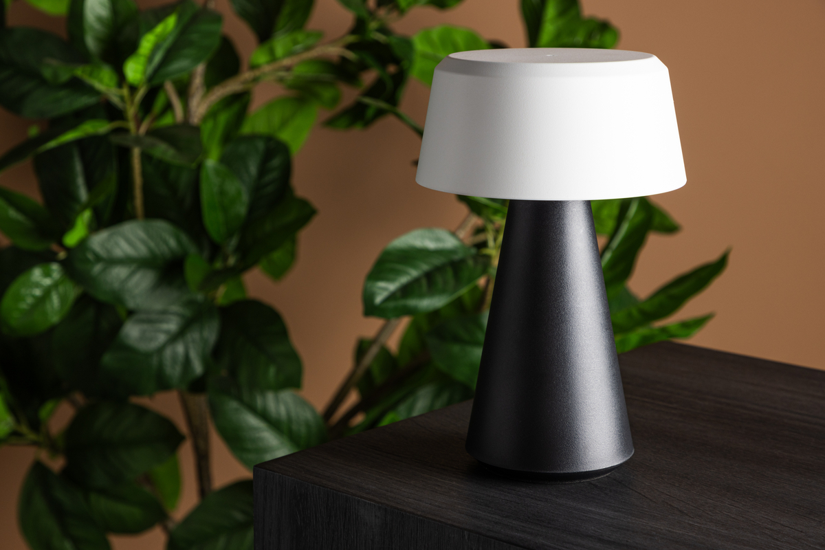 Batteridriven Bordslampa Utomhus Venture Home Stratford Ø15×23 Svart/Vit LED - Bild 3