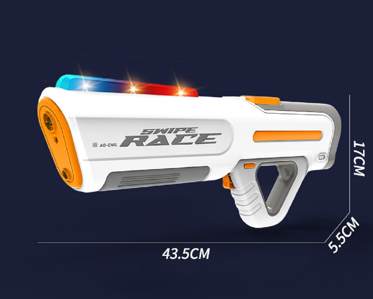 Elektrisk Vattenpistol LED – 43 cm Vit Vattenspruta - Bild 3