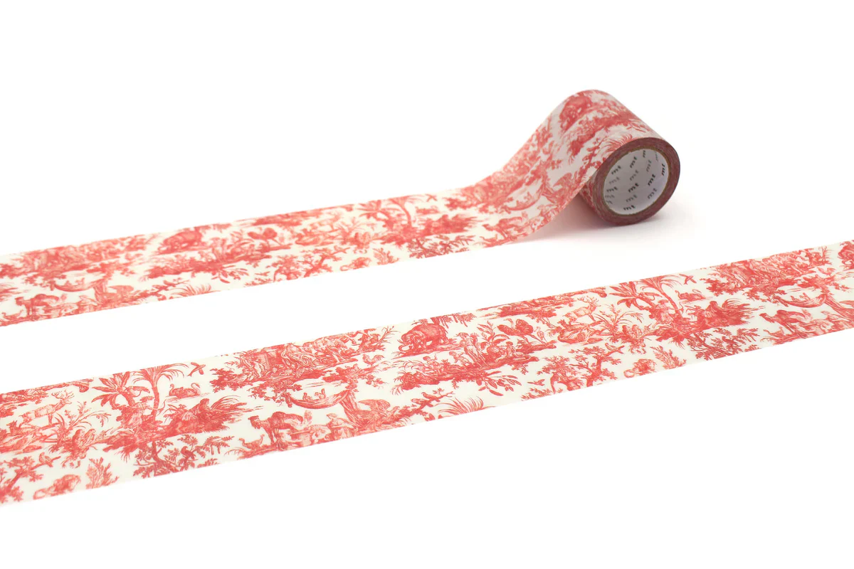 Washi Tape / mt x TOILE DE JOUY - Le Quatre Partes du Monde - 50mm - Bild 3