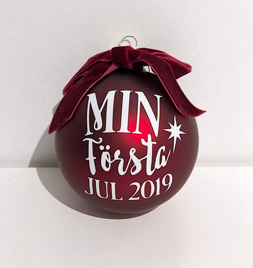 Williams första jul – Dekal till julgranskula (eget namn) - Bild 4