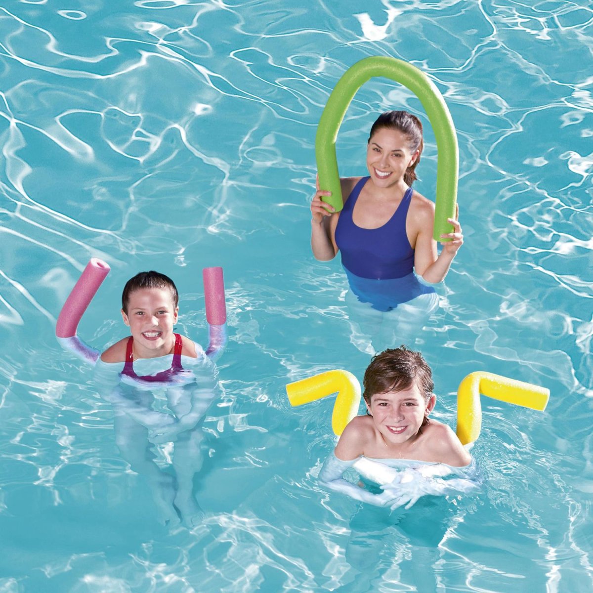 Pool Noodle Bestway Aqua Bone Gul 122cm - Bild 7