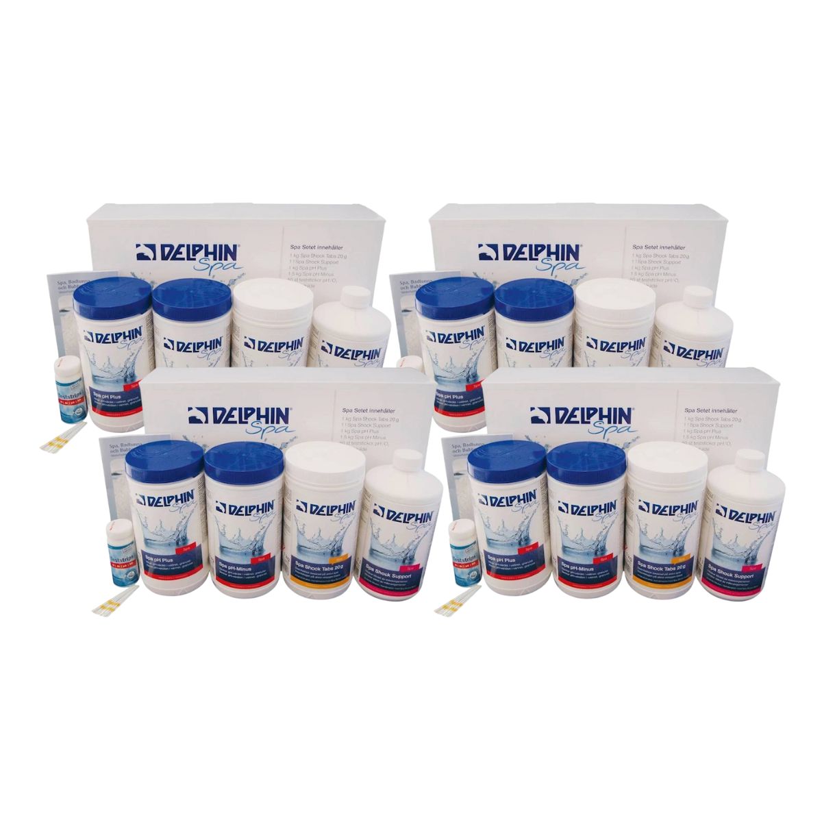 Startpaket Delphin Spa Startset Aktivt Syre / Klorfritt 4-pack - Bild 2