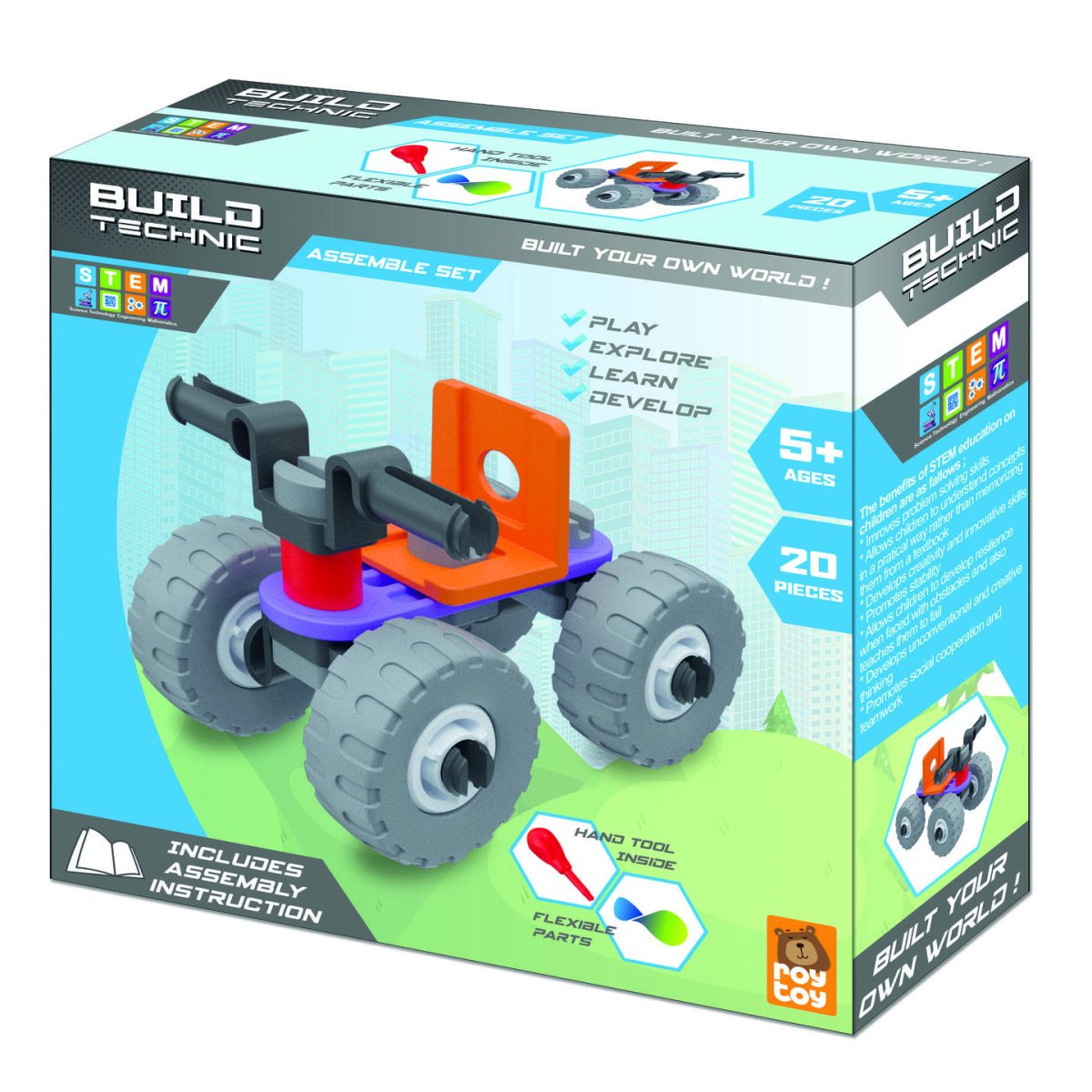 Atv byggessett – 20 deler - Bild 2