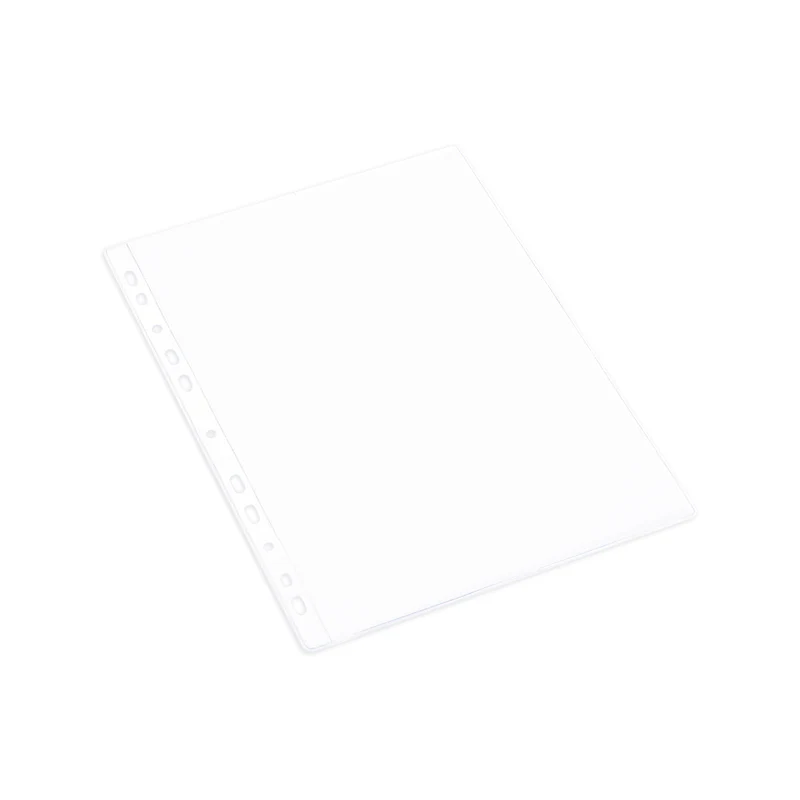10-pack plastfickor A4, hålade för pärm. - Bild 2
