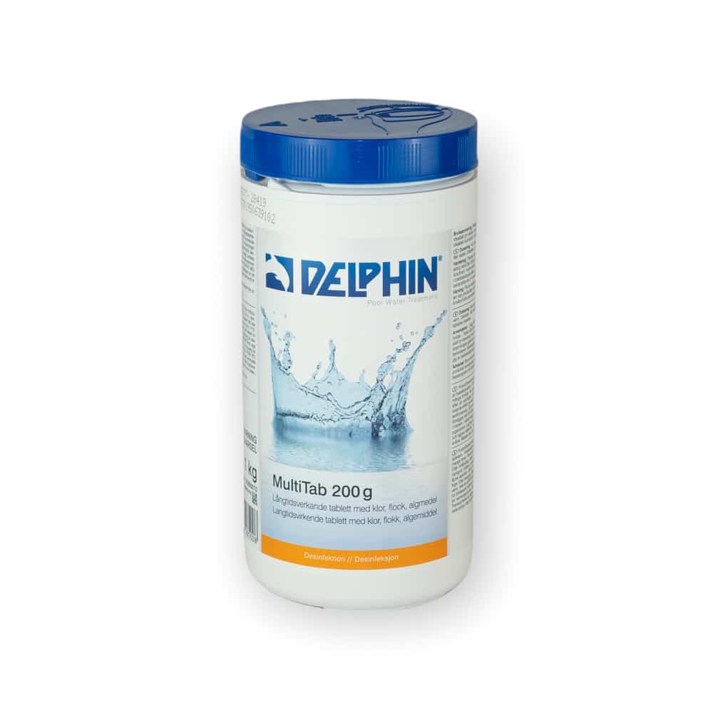 Klorpuckar Delphin MultiTab 200g, 1kg - Bild 2