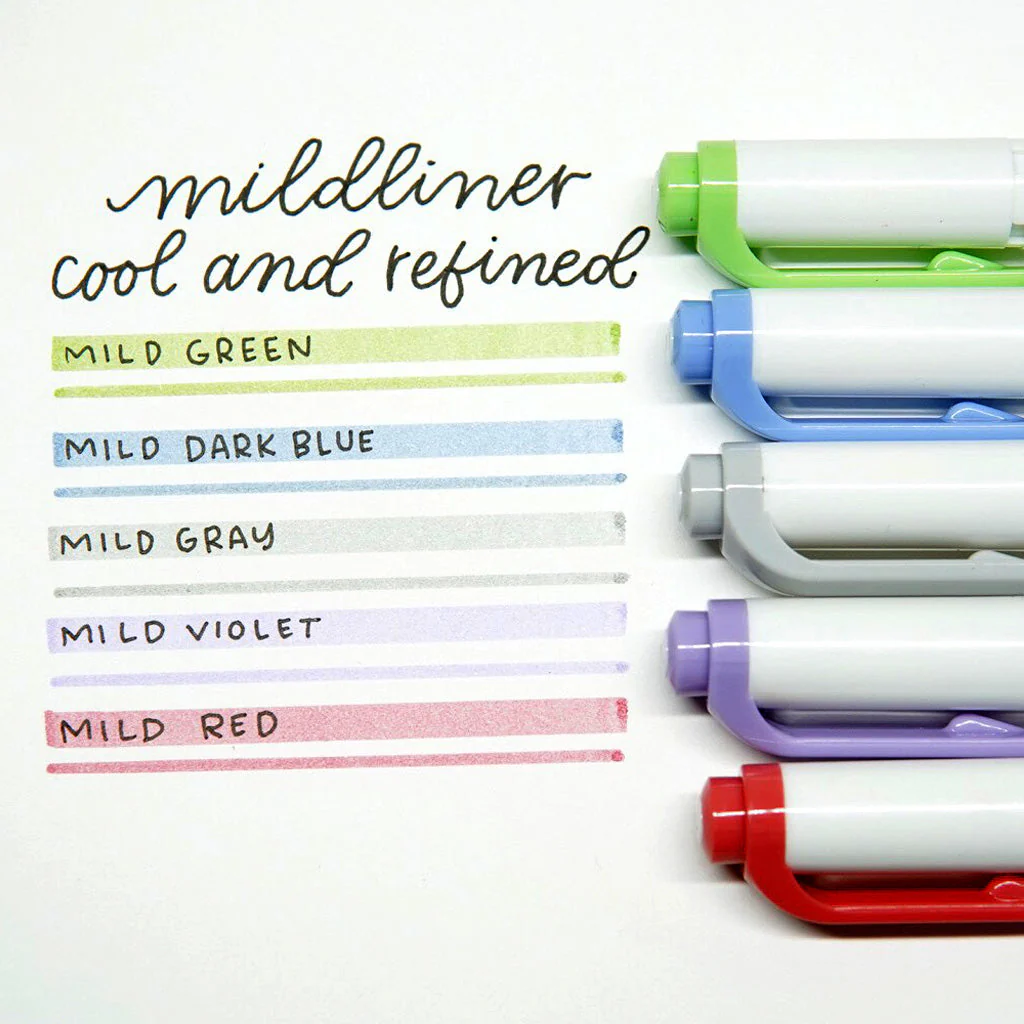 Zebra Mildliner Brush and marker set 5st - Bild 6